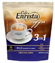 Cafe Enrista - Coffee Sachets - Mild - 3-in-1 - 10x25g sachets
