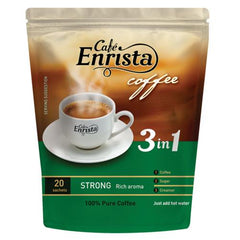 Cafe Enrista - Coffee - Strong - 3-in-1 - 10x20g Sachets