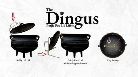 Dingus - Potjie Lid Lifterand Stand - Unit