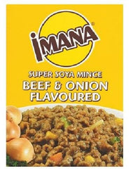 Imana - Soya Mince - Beef & Onion Flavoured - 100g Box