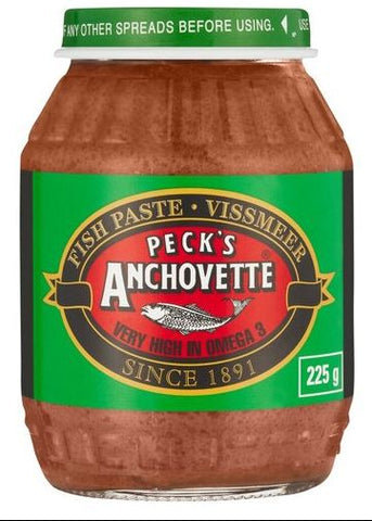 Pecks - Anchovette - Fish Paste - 225g Jar (Large)