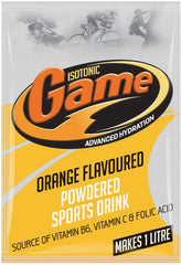 Game - Isotonic Powder - Orange Flavour - 80g Sachets