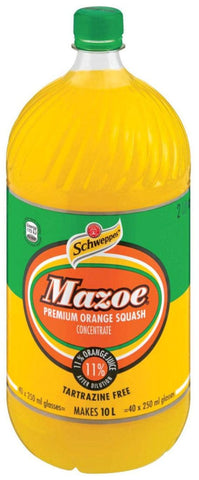 Mazoe - Orange Crush (made in Zimbabwe) - 2lt Bottle