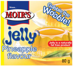 Moirs - Instant Jelly - Pineapple - 80g Boxes