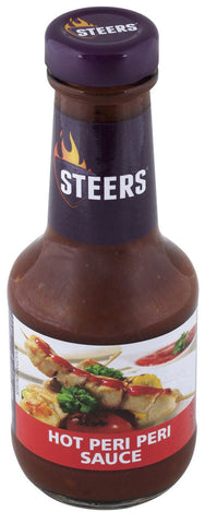 Steers - Sauce - Hot Peri Peri - 375ml Bottles