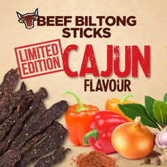 Limited Edition Biltong Snapsticks - Cajun Flavour