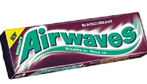 Airwaves - Sugar-free Chewing Gum - Black Currant - 30 pack