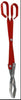 LK's - BBQ/Braai Tongs - Medium - 417mm