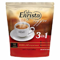 Cafe Enrista - Coffee - Regular - 3-in-1 - 10x25g Cachets