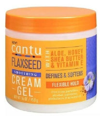 Cantu - Flaxseed Smoothing Cream Gel - 453g Jar