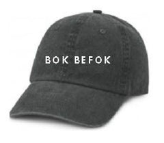 Cap - Black - Stone Washed Cotton - Bok Befok - Cap
