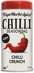 Cape Herb & Spice - Chilli Seasoning - Chilli Crunch - 75g bottles
