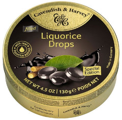 Cavendish & Harbey - Liquorice Drops - 130g Tin