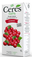 Ceres - Fruit Juice - Cranberry - 1L Pack