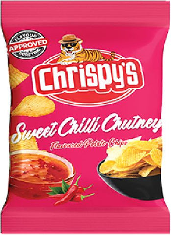 Chrispy's - Potato Chips - Sweet Chilli Chutney - 120g Bag