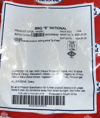 Crown National - BBQ "S" National Seasoning - 1kg pack