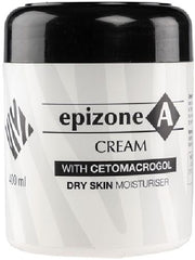Epizone - Moisturiser Cream - A - for Dry Skin - 400mL Tub