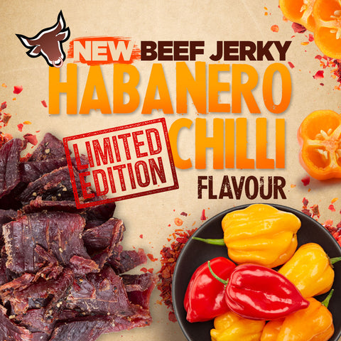 Beef Jerky - "Habanero Hot Chilli" Flavour