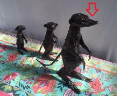 Metal Curios - Meerkat Large x1 - Unit