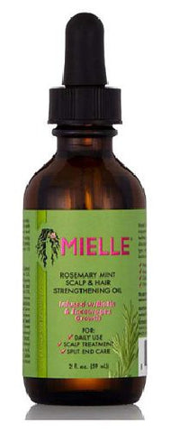 Mielle - Scalp & Hair Strength Oil - Rosemary and Mint - 57g Bottle