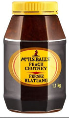Mrs H.S. Balls - Chutney - Peach - 1.1kg Jar (yellow)