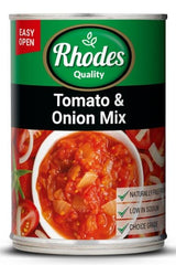 Rhodes - Tomato & Onion Mix - 400g Cans