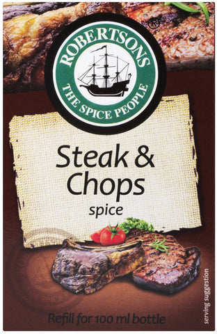 Robertsons - Spices - Steak & Chops spice - Refill - 75g