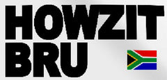 Sallt Stickers - Howzit Bru - Sticker