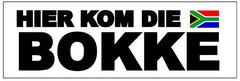 Salt Stickers - Sticker- HIER KOM DIE BOKKE - Sticker