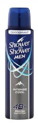Shower to Shower - Deoderant - Intense Cool - 150ml bottle