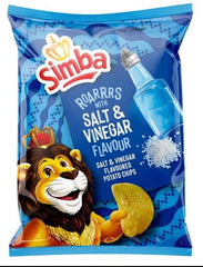 Simba - Crisps - Salt & Vinegar - 125g Bag
