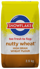 Snowflake - Nutty Wheat - High Bran Wheat Flour - 2.5kg Bag