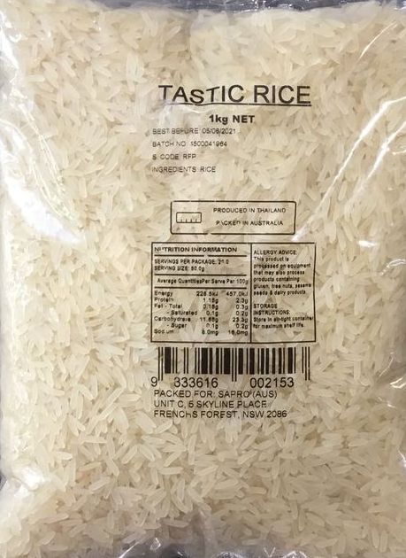 Tastic - Rice - 1kg | Shop South Africa