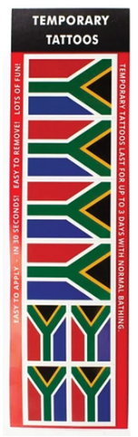 Tattoos - South African Flags - 8xTattoos