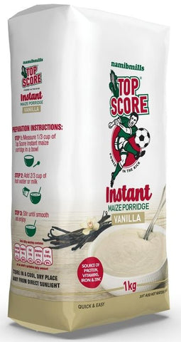 Top Score - Instant Porridge - Vanilla - 1kg pack