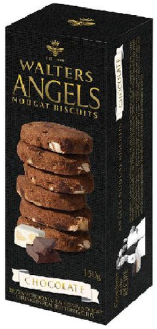 Walters - Angels - Nougat Biscuits - Chocolate - 150g Box