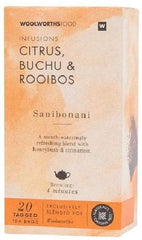Woolworths - Tea - Sanibonani - Citrus, Buchu & Rooibos - 20 Tea Bags
