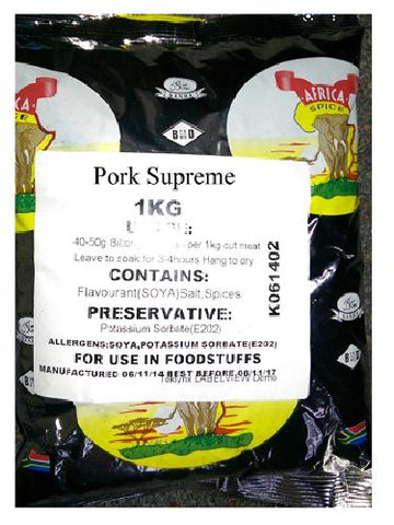 Africa Spice - Spice Mix - Pork Sausage - Supreme - kg
