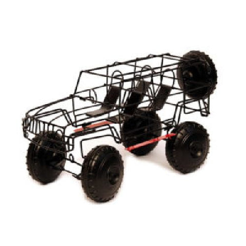 Africar for Keeps - Wire Car - Black Jeep Wrangler - Car