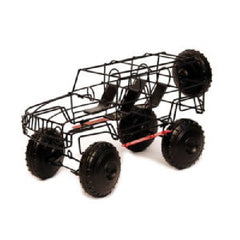 Africar for Keeps - Wire Car - Black Jeep Wrangler