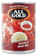 All Gold - Tomato & Onion Mix - 410g Cans