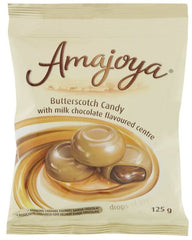 Amajoya - Butterscotch Candy with Chocolate Centre - 125g Packet