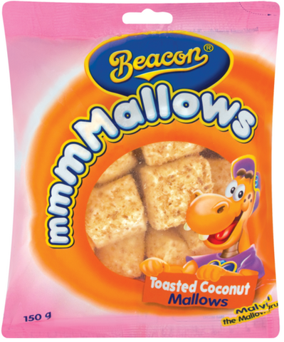 Beacon - Mmmmallows - Toasted Coconut Mallows - 150g bags