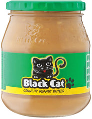 Black Cat - Peanut Butter - Crunchy - 400g Jars (green)
