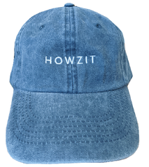 Cap - Stone Wash Cotton - Blue - Howzit