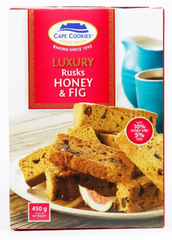 Cape Cookies - Rusks - Honey & Fig - 450g