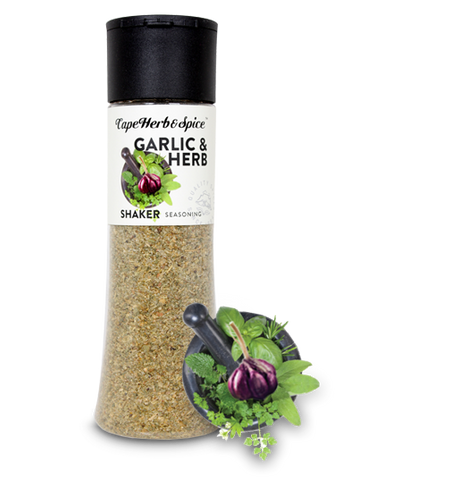 Cape Herb & Spice - Shaker - Garlic & Herb - 270g Bottle
