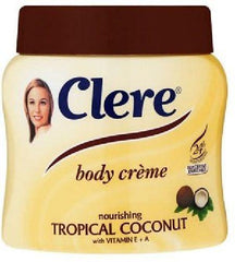 Clere - Body Creme - Tropical Coconut - 500ml Tub