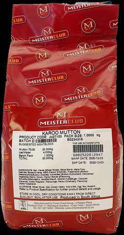 Crown National - Spice Mix - Karoo Mutton Sausage 1kg - 1kg