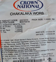 Crown National - Spice Mix Seasoning - Chakalaka Wors - 1kg Bags